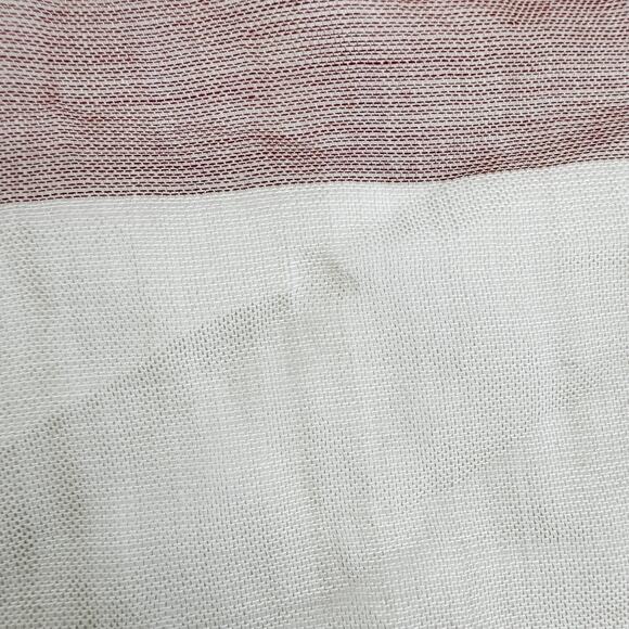 Burberry Scarf Authentic Red Brown Gauze Lightweight Plaid Nova‎ Check Oversized - Picture 6 of 13